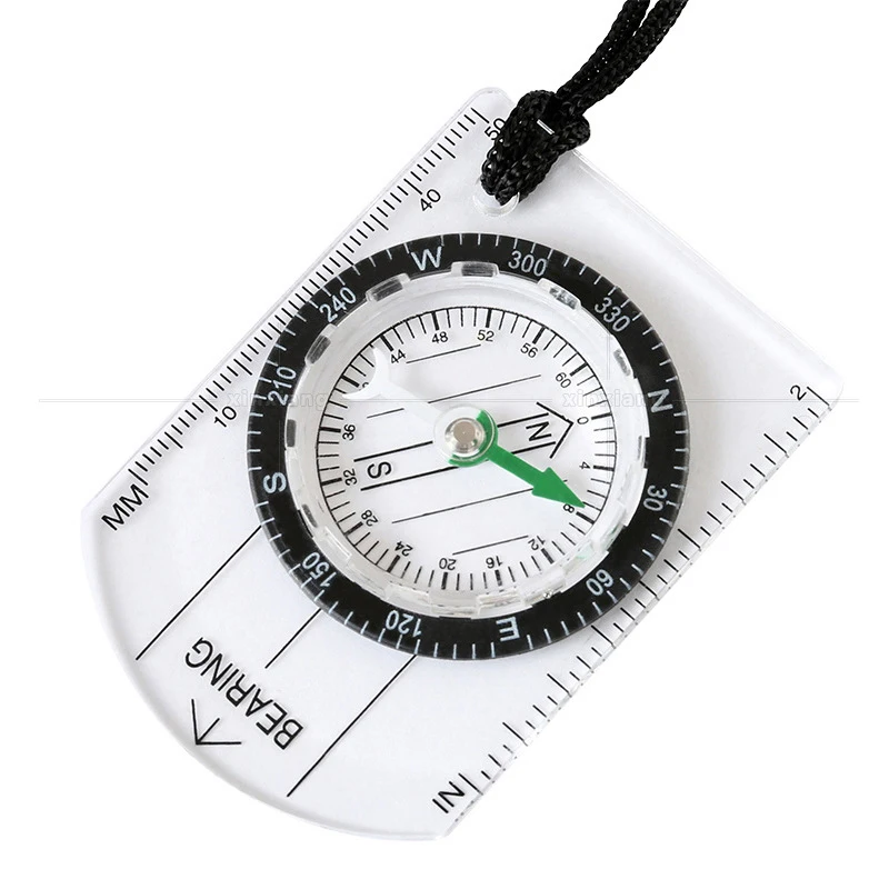 

Compasses Map Scale Measuring Compass Portable Multi-functional Outdoor Survival Tools for Camping & Hiking Dropshipping