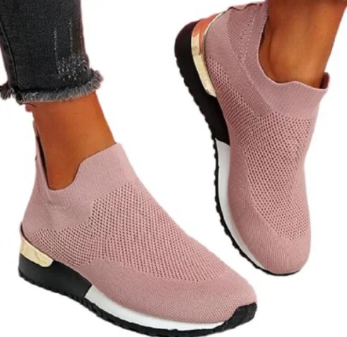 

2021NEW Sneakers Women Vulcanized Shoes Ladies Solid Color Slip-On Sneakers for Female Casual Sport Shoes 2021 Fashion Mujer