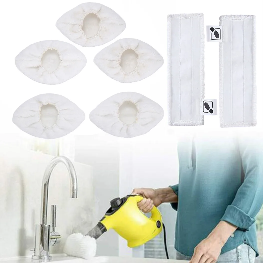 

Steam Cleaner Floor Cloth Pads+Mop Covers For Karcher Easyfix SC1 SC2 SC3 SC4 Robot Vacuum Cleaner Spare Parts Vacuum Mops