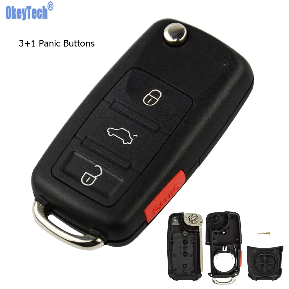 OkeyTech складной раскладной чехол для автомобильного ключа с дистанционным