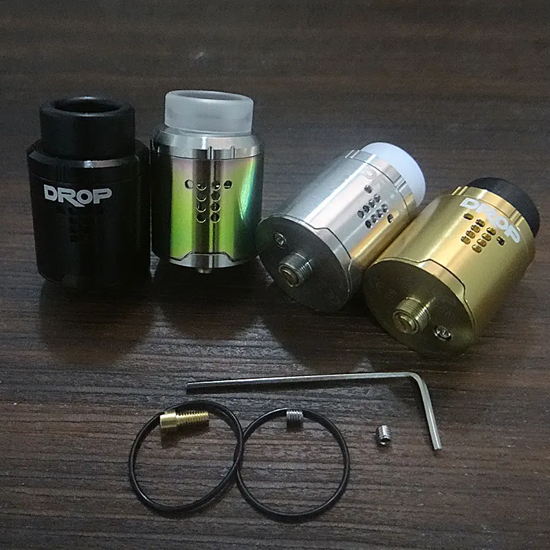 Атомайзер DROP RDA 316SS с одной катушкой или двойной DL 24 мм баком испарителя