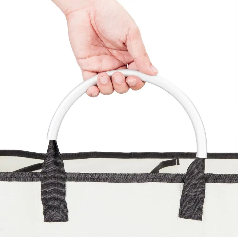 Портативный Три решетки большой емкости Прачечная свет для корзины серый|Сумки