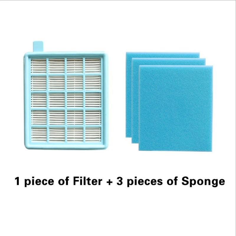 

1 HEPA+3 sponge for Philips vacuum cleaner Hepa filter FC8470 FC8471 FC8475 FC8630 FC8645 FC9320 FC9322
