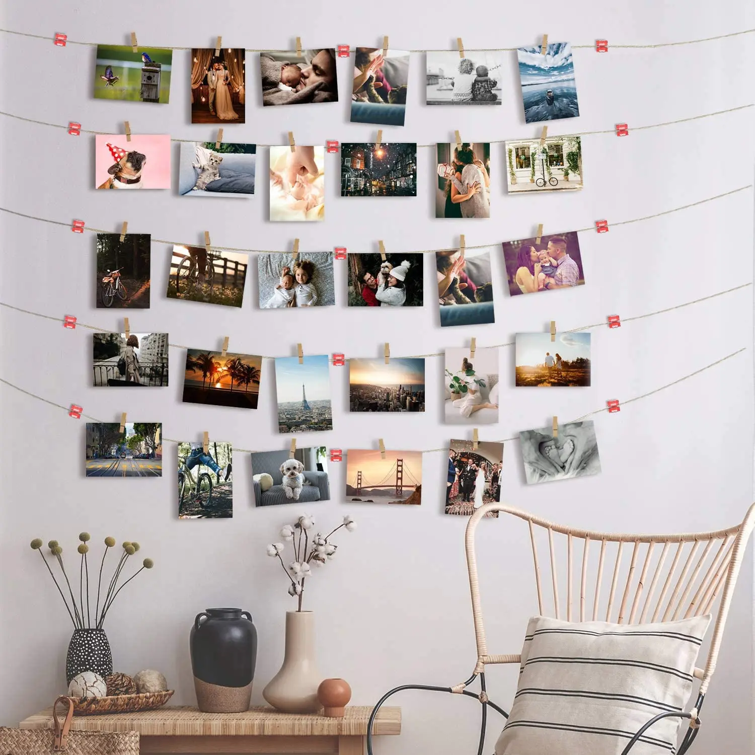 10/20/50PCS Cable Organizer Clips Wire Winder Holder Earphone Mouse Cord Clip Protector USB Cable Management Clips Wire Manager