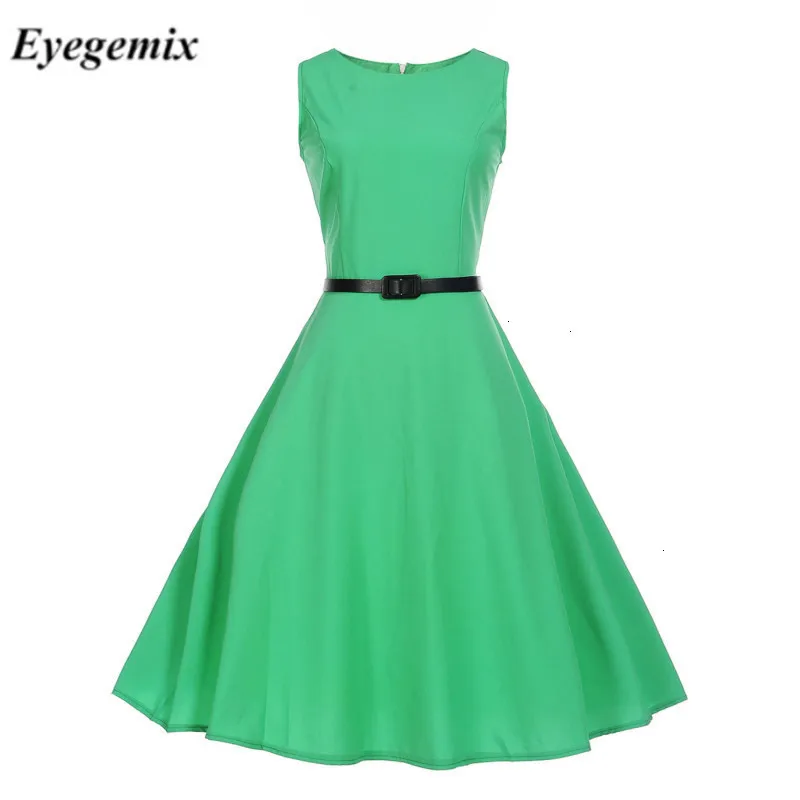 Черное облегающее однотонное Элегантное платье без рукавов ТРАПЕЦИЕВИДНОЕ