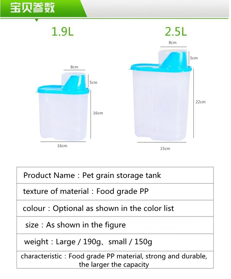 Собачий контейнер для еды ковшовый питатель домашних питомцев кошачий миска