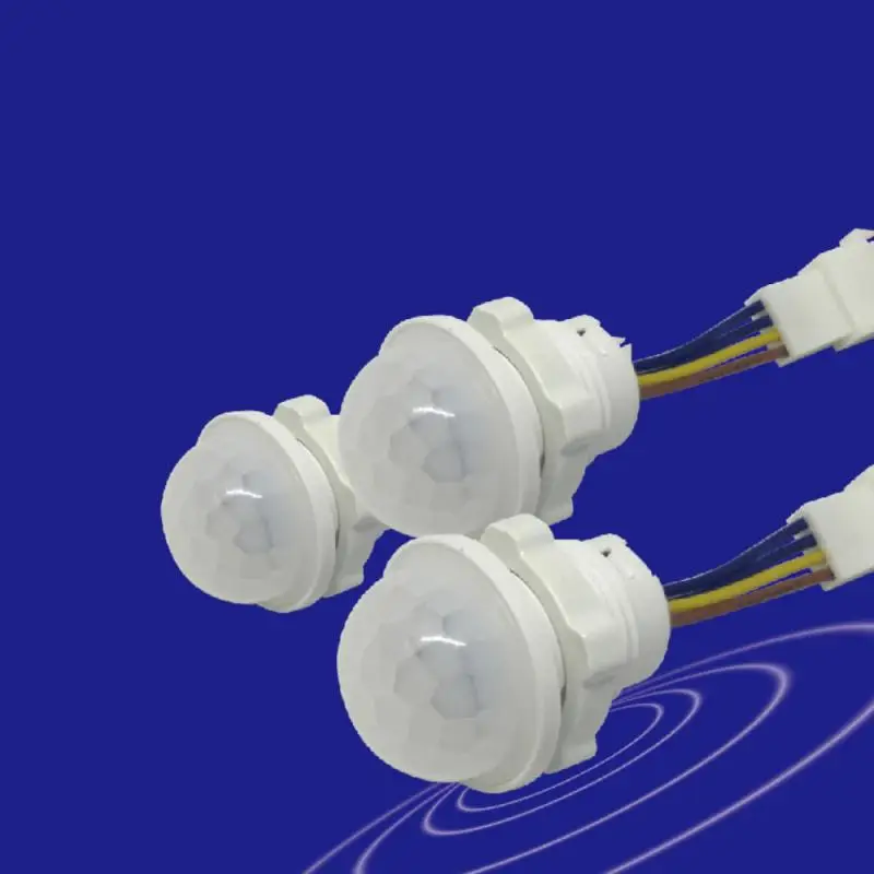 Мини шкаф PIR Сенсор детектор умный переключатель 110V 220V светодиодный инфракрасный датчик движения из PIR Сенсор обнаружения Автоматическая Сенсор светильник переключатель