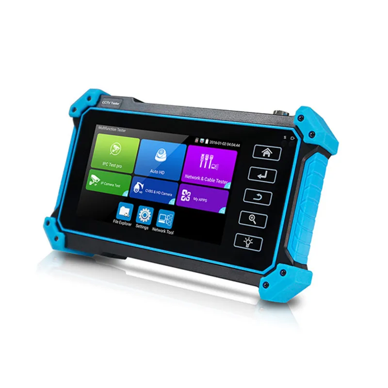 Новейший тестер видеонаблюдения IPC 5100 Plus Full 8MP IP CVI TVI AHD аналоговый 5 в 1 VGA и 4K HDMI