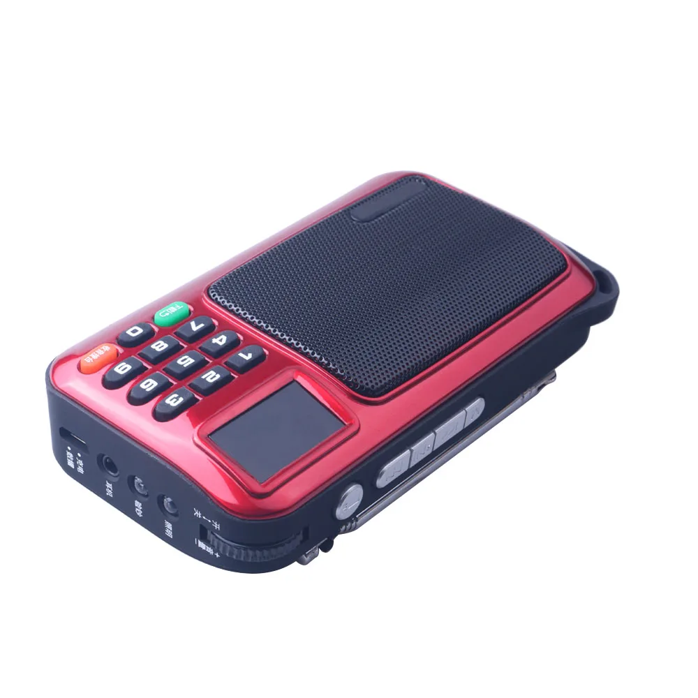 Новый универсальный портативный мини fm радиодинамик музыкальный плеер TF (micro SD)