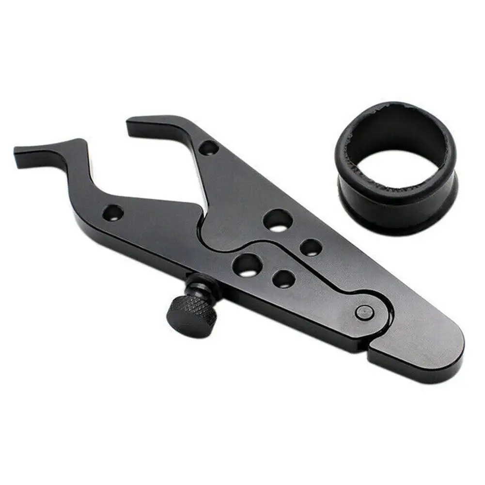 

New High Quality Universal CNC Motorcycle Cruise Control Assist Throttle Relieve Retainer Durable Lock Black Stress Grip D7K5