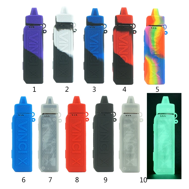 Защитный силиконовый чехол для VOOPOO vinci X mod pod kit текстурный Противоскользящий
