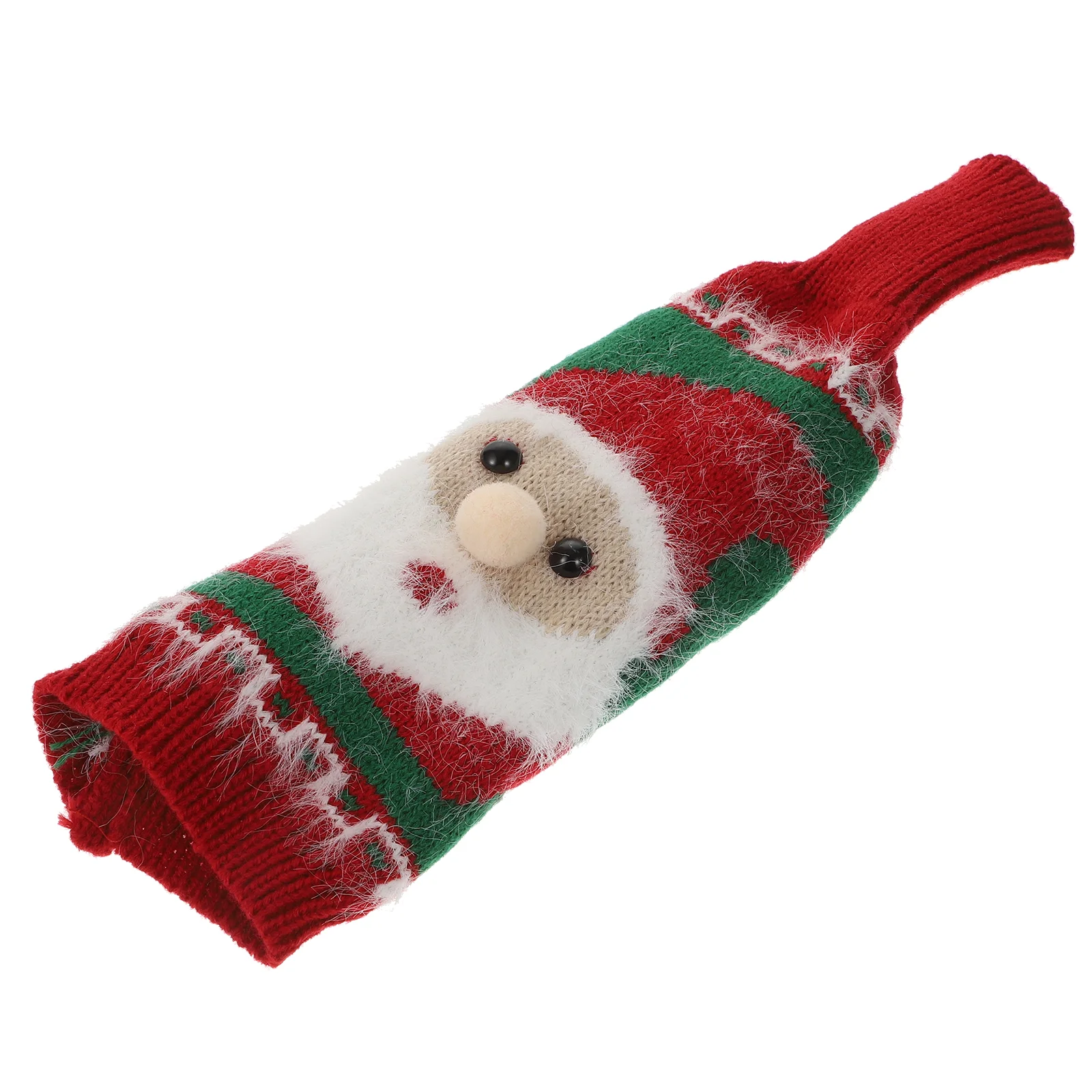 

1 шт. Рождественская тема, рукав для бутылки, Декоративный вязаный чехол для бутылки