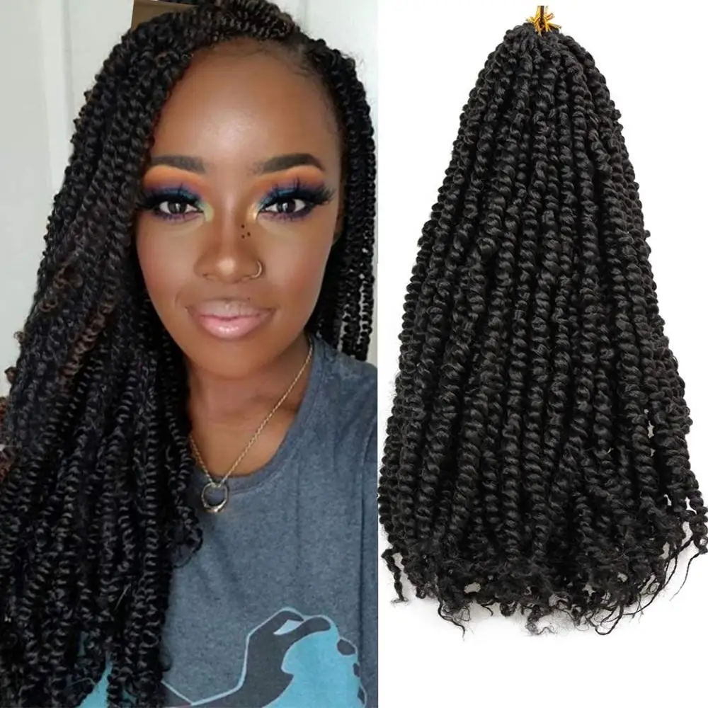 18 дюймов волнистые плетеные косы для страсти дюймов| |