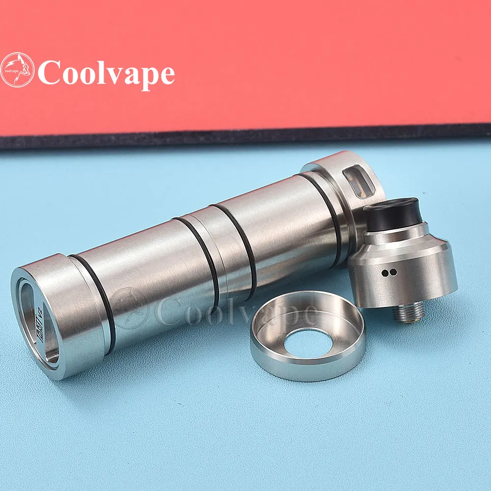Мод atto с aston 22 rda механический мод аккумулятор 18650/18350 316ss мм комплект модов для