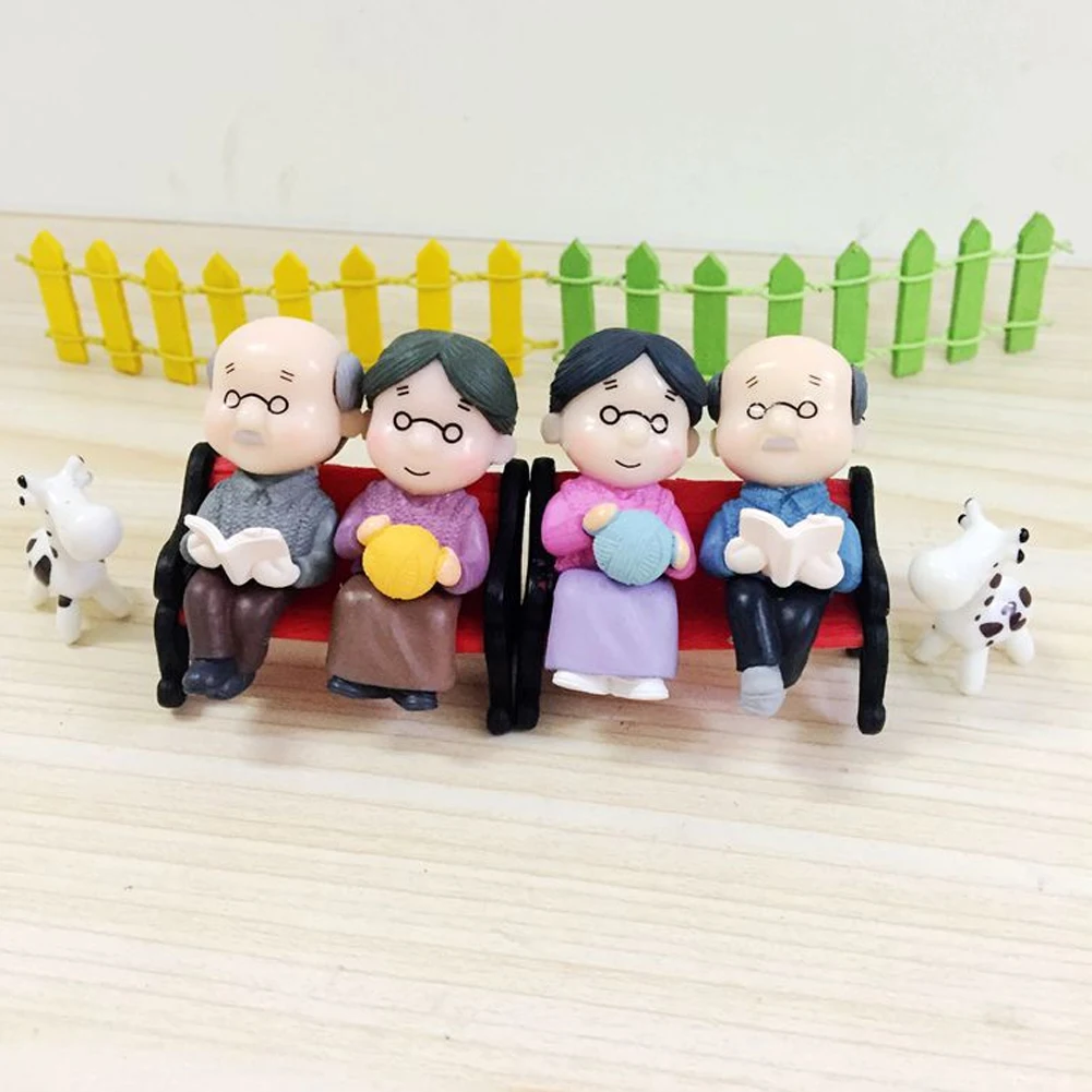 3 шт./компл. миниатюрный орнамент Настольный Декор фея кукольный прекрасный сад