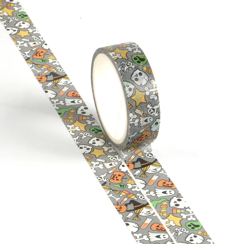 Новинка клейкая лента washi канцелярские принадлежности для Хэллоуина