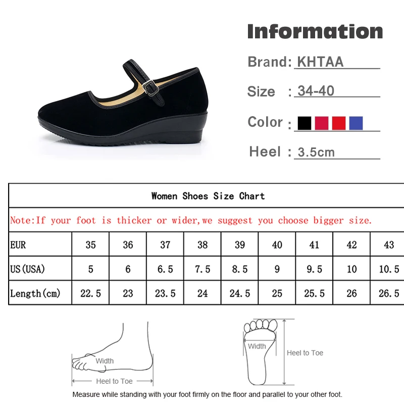 

Women Mary Jane Buckle Pumps Suede Wedges Shoes Comfort Round Toe Female Fashion Casual Footwear For Girls Single Shoes