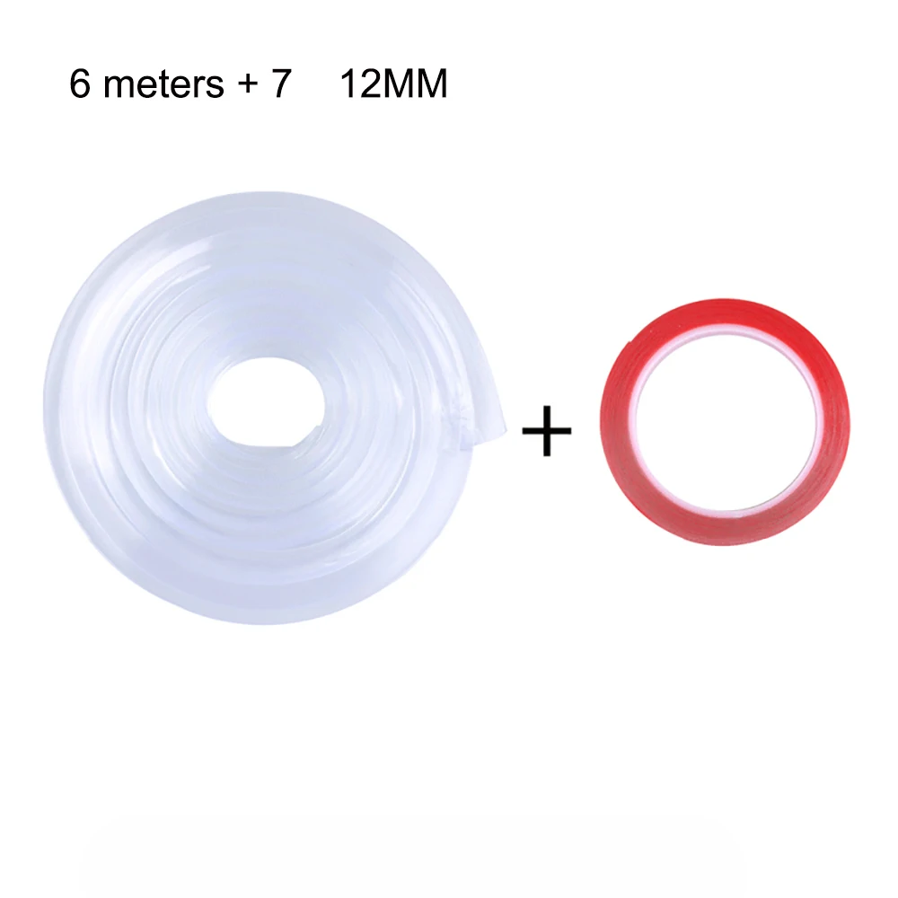 Прозрачные защитные края стола безопасная защита углов полоса бампер