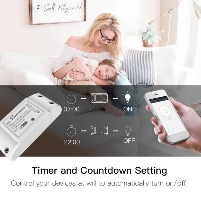 

1-30pcs WiFi Smart DIY Switch For Homekit Tuya Smart life APP Module 10A Wireless Automation Work with Siri Alexa Google Home