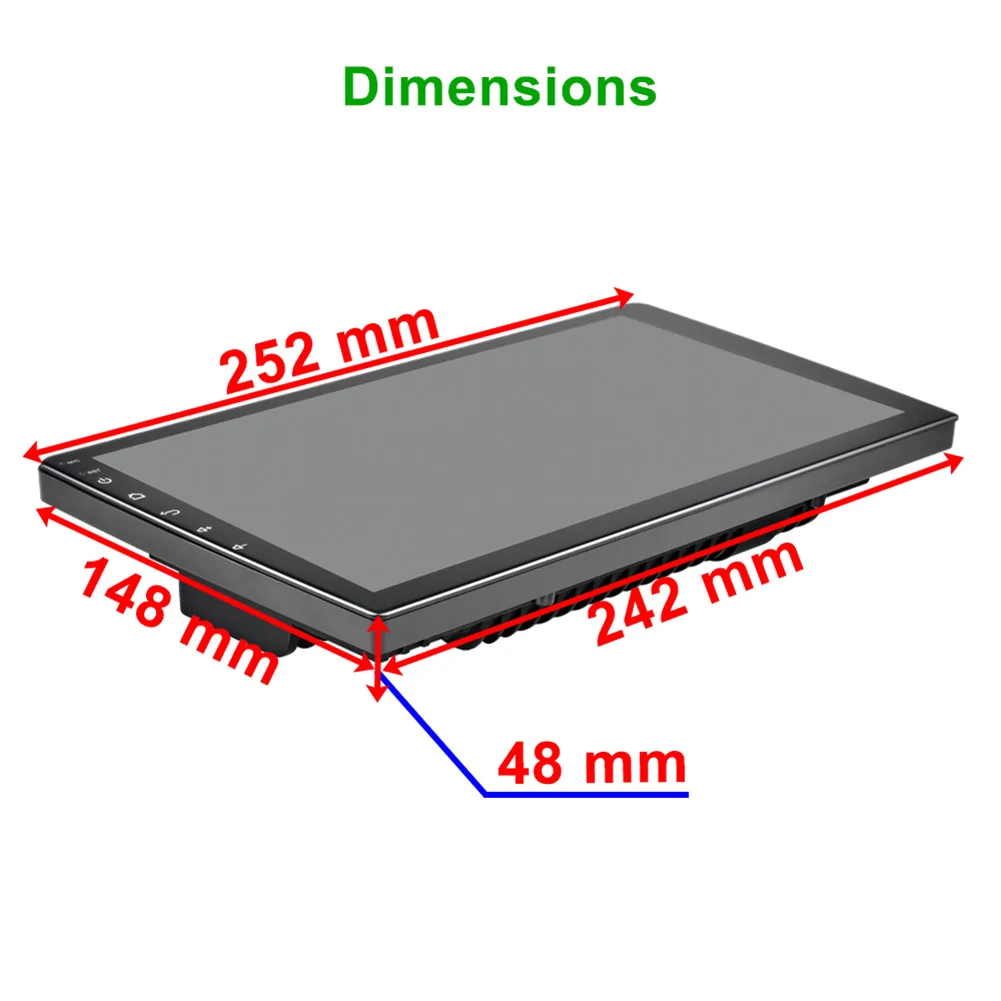 

Android 9.1 Car Radio Multimedia Player Car Stereo with GPS WiFi Bluetooth Mirror Link 10.1/9inch Touchscreen 32/16GB MP3 Player