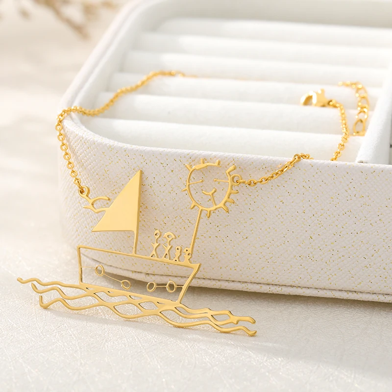 Детские ожерелья на заказ для девочек детское искусство персонализированное