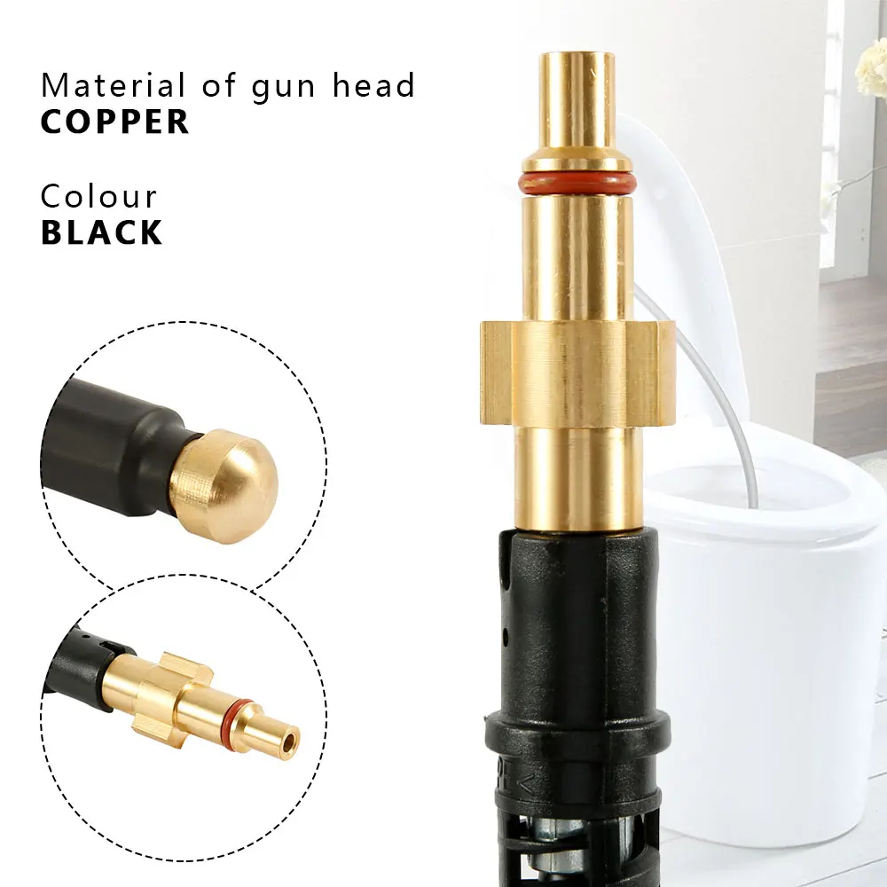 10m High Pressure Washer Hose Cord Pipe CarWash Hose Water Cleaning Extension Hose for Karcher Elitech Interskol Huter