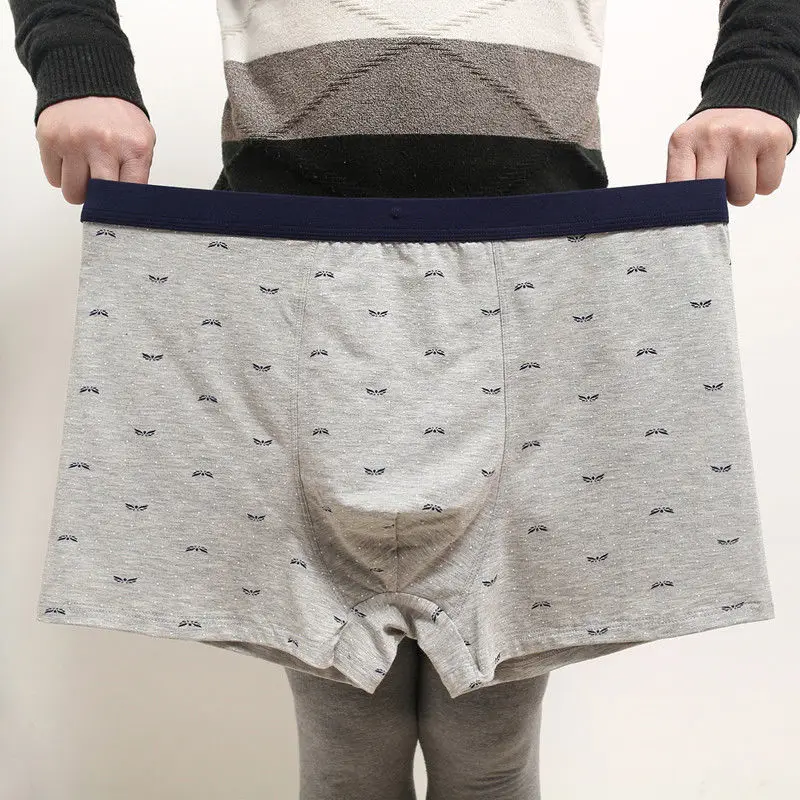 Трусы боксеры мужские 5 шт./лот брендовые хлопковые дышащие пикантное нижнее