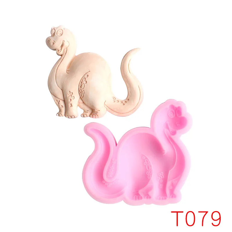 

Soft Candy Mold Cartoon Dinosaur QQ Sugar Silicone Grinding Tool L144
