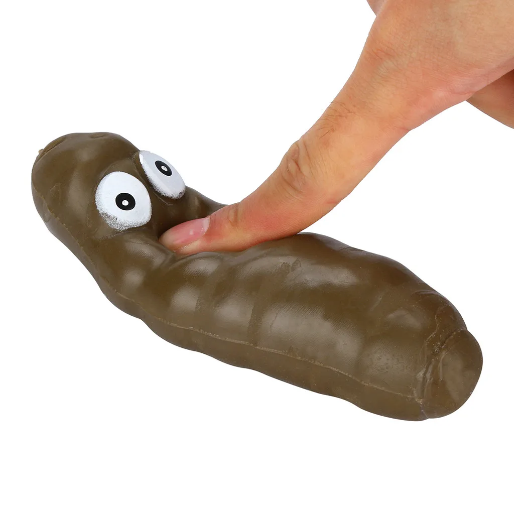 

Novelty Squeeze Turd Stretchy Poo Stress Relief Squeeze Hand Toy Prank Poop Decompression Brinquedos Toys For Children