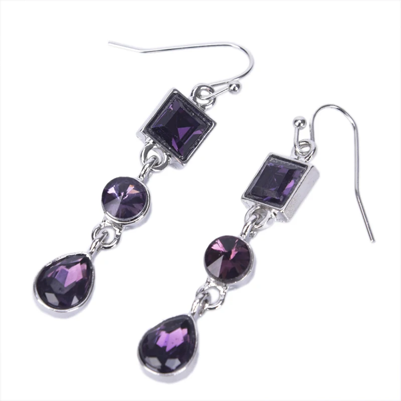 Модная Геометрическая куртка фиолетового цвета с украшением в виде кристаллов