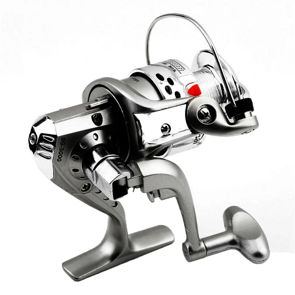 

5.1:1 6BB Ball Bearings Fishing Spinning Reel Left/Right SG-3000 ABS Spool Fishing Boat in Ocean Lake Flow