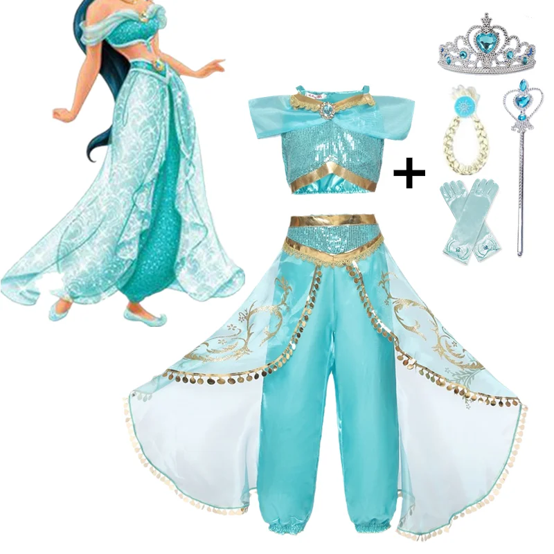 

Girls Princess Costume For Kids Halloween Cosplay Party Fancy Dress Up Children Carnival Party Christmas Disfraz