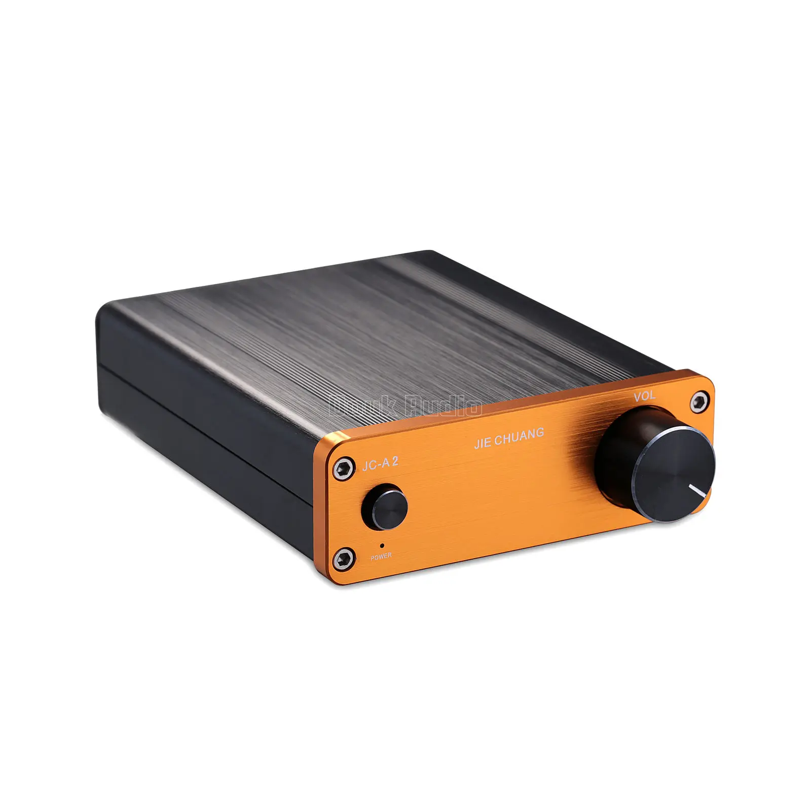Золотой Nobsound мини класс AB цифровой усилитель мощности Настольный HiFi стерео 2,0 канальный аудио усилитель - Цвет: Золотой