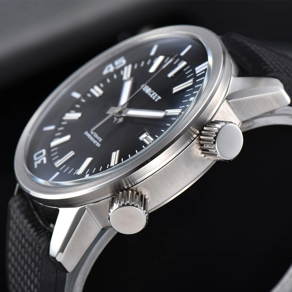 Мужские механические часы с автоматическим механическим циферблатом 44