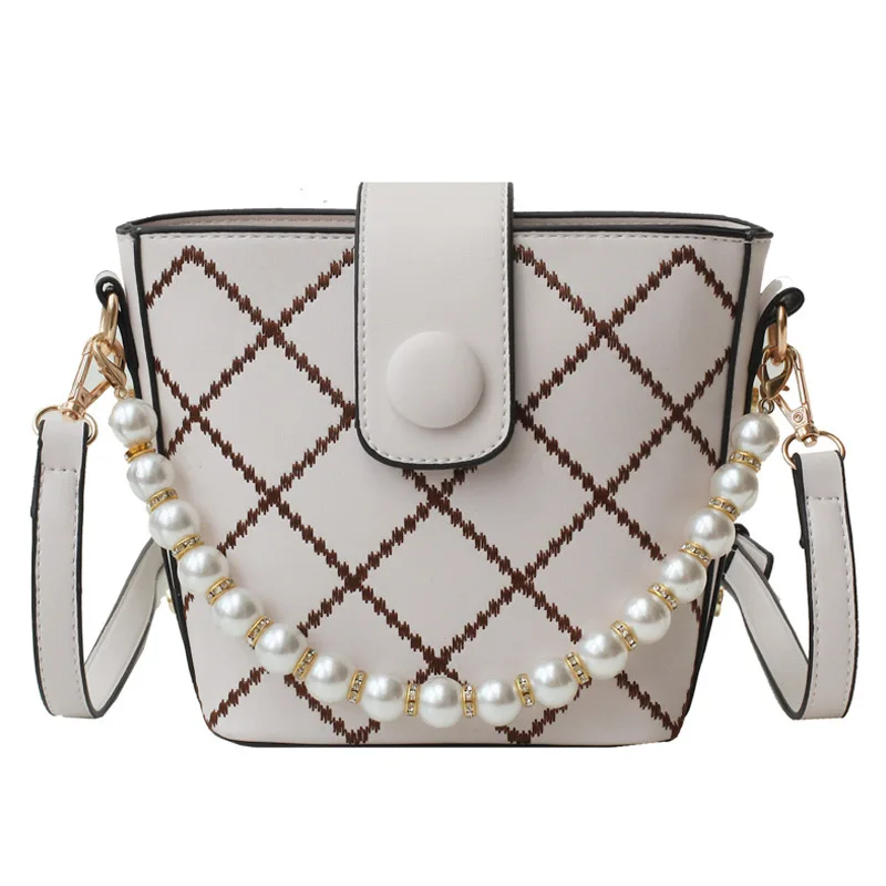

Design Bag Fashion Messenger Bag Pearl Portable Bucket Bag Handbags Women Bags Designer Fashionable Purses Designer Bag