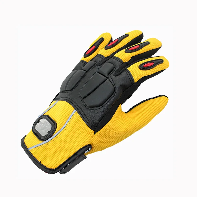 Мотоциклетные Перчатки PRO-BIKER кожаные защитные перчатки с полными пальцами для