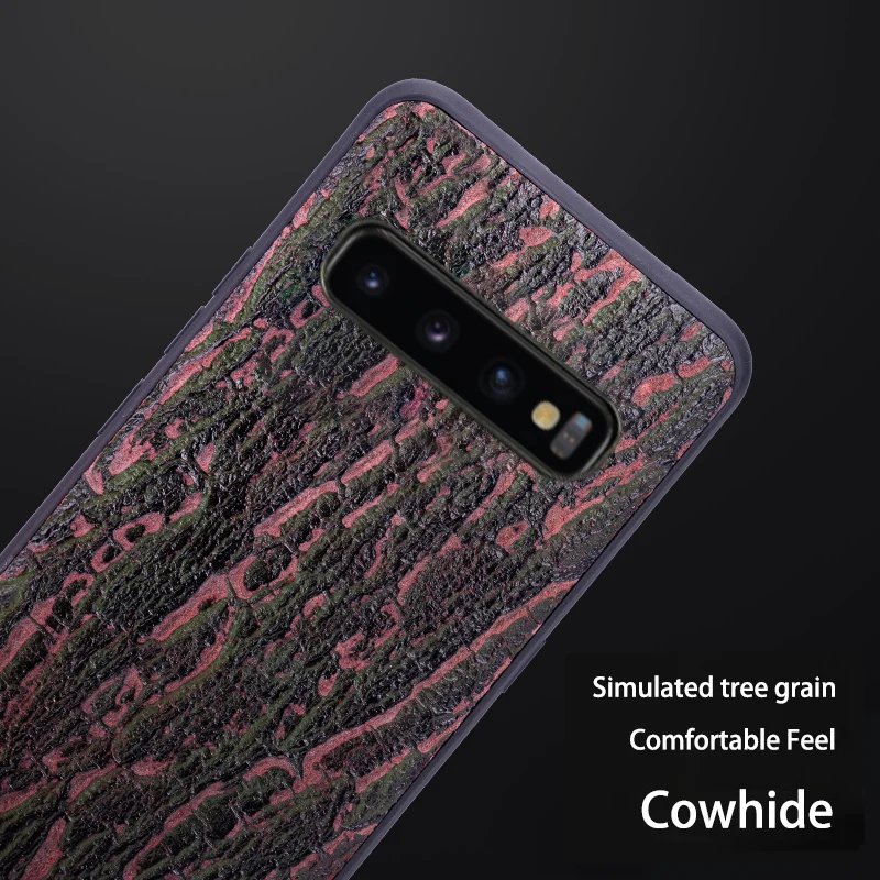 

Cowhide Phone Case For Samsung A30 A40 A50 A70 S7 S8 S9 S10 Plus Note 8 9 10 plus case texture A5 A7 j5 j7 2017 j6 A8 2018 case