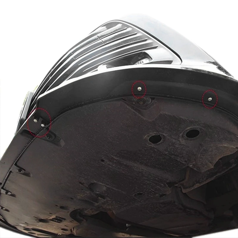 Для 2018 2020 Тойота Камри Окрашенный черный передний бампер Боди Комплект спойлер