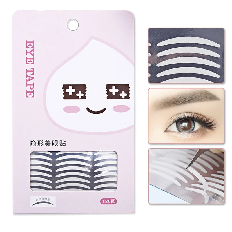 5 листов новейшая супер невидимая наклейка для двойного века растягивающаяся