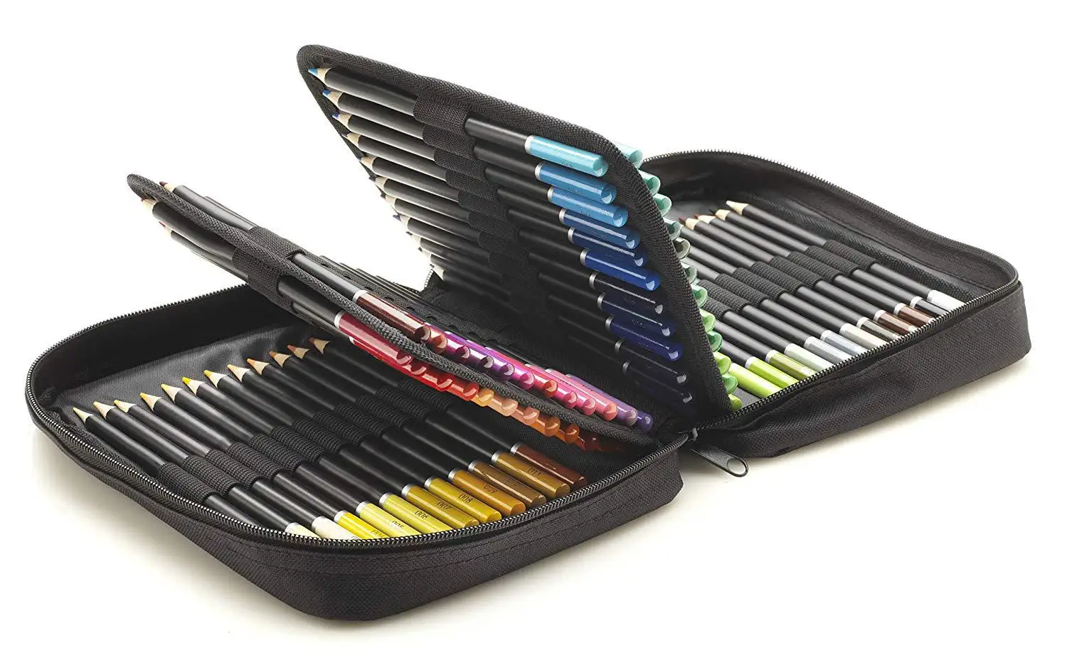 

Professional Adult Hand-Painted Tools Nylon Bag Art Stationery 72 Pieces Color Pencil Painting Kit
