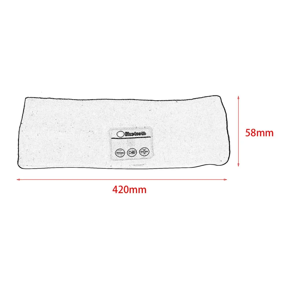 

Wireless Bluetooth Headset Sports Headband For Men Women Stereo Music Hands-free For Running Jogging