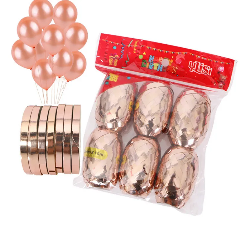 Вечерние 10 метров длинная фольга латекс воздушные шары Лазерная Лента из