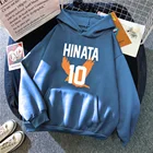 Худи Haikyuu Hinata, мужское худи в стиле аниме, уличная одежда в стиле Харадзюку, повседневные мужские толстовки, теплая Модная мужская Толстовка
