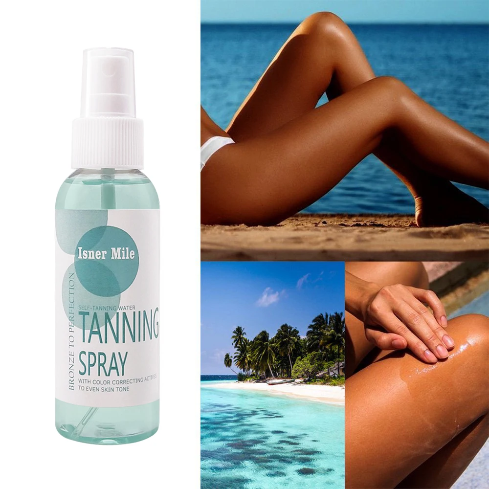 ISNER MILE Self Tanner Tanning Water For The Body Fast Spray deep dark and long lasting | Красота и здоровье