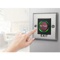50pcs infrared exit button no touch panel nonccom output blue back light electric box cassette