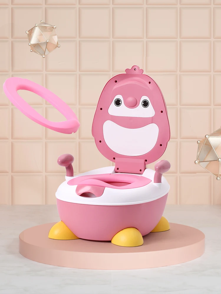Большой мультяшный Детский горшок тренировочный туалет пластиковое детское