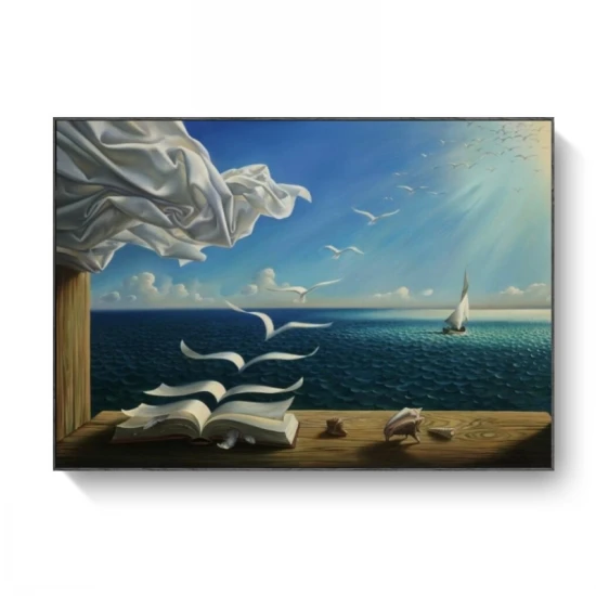 Настенные художественные картины на холсте с изображением морских волн от Salvador