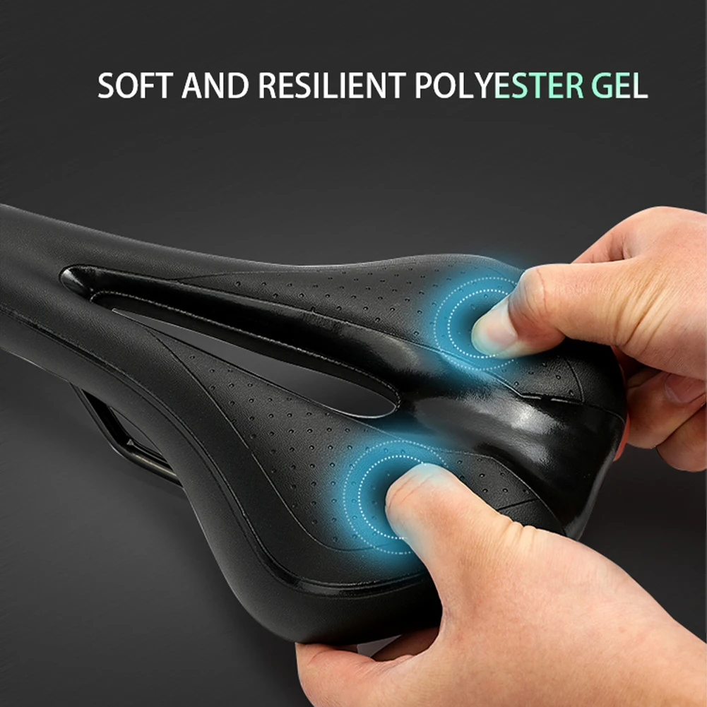 

MTB Bicycle Hollow Saddle Breathable Cycling Saddle Shockproof Waterproof Bike Seat Cushion Bike Accessories