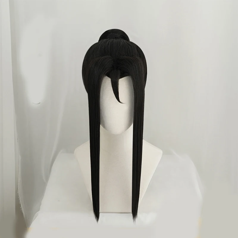 Grandmaster of Demonic Cultivation Wen Ning Long Wig Synthetic Hair Cosplay Prop Party Decor for Men Boy Gift 1 pcs | Тематическая
