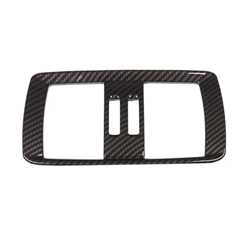 

for Bmw- X3 X4 2011-2017 Car Rear Exhaust Vent Frame Real Carbon Fiber Pattern Rear Exhaust Vent Car Interior
